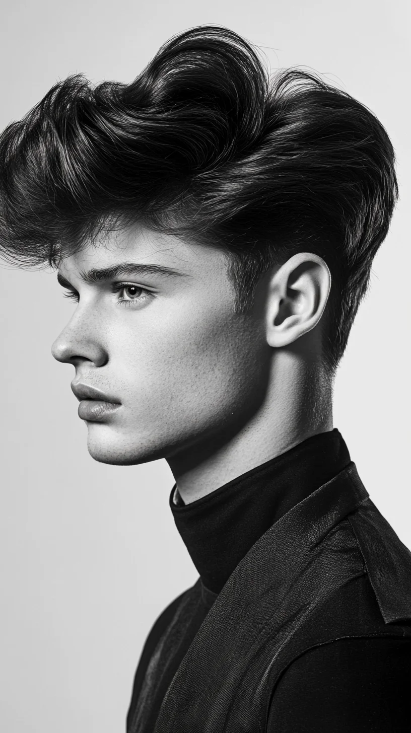 Elevate Your Look with this Bold Textured Taper Hairstyle