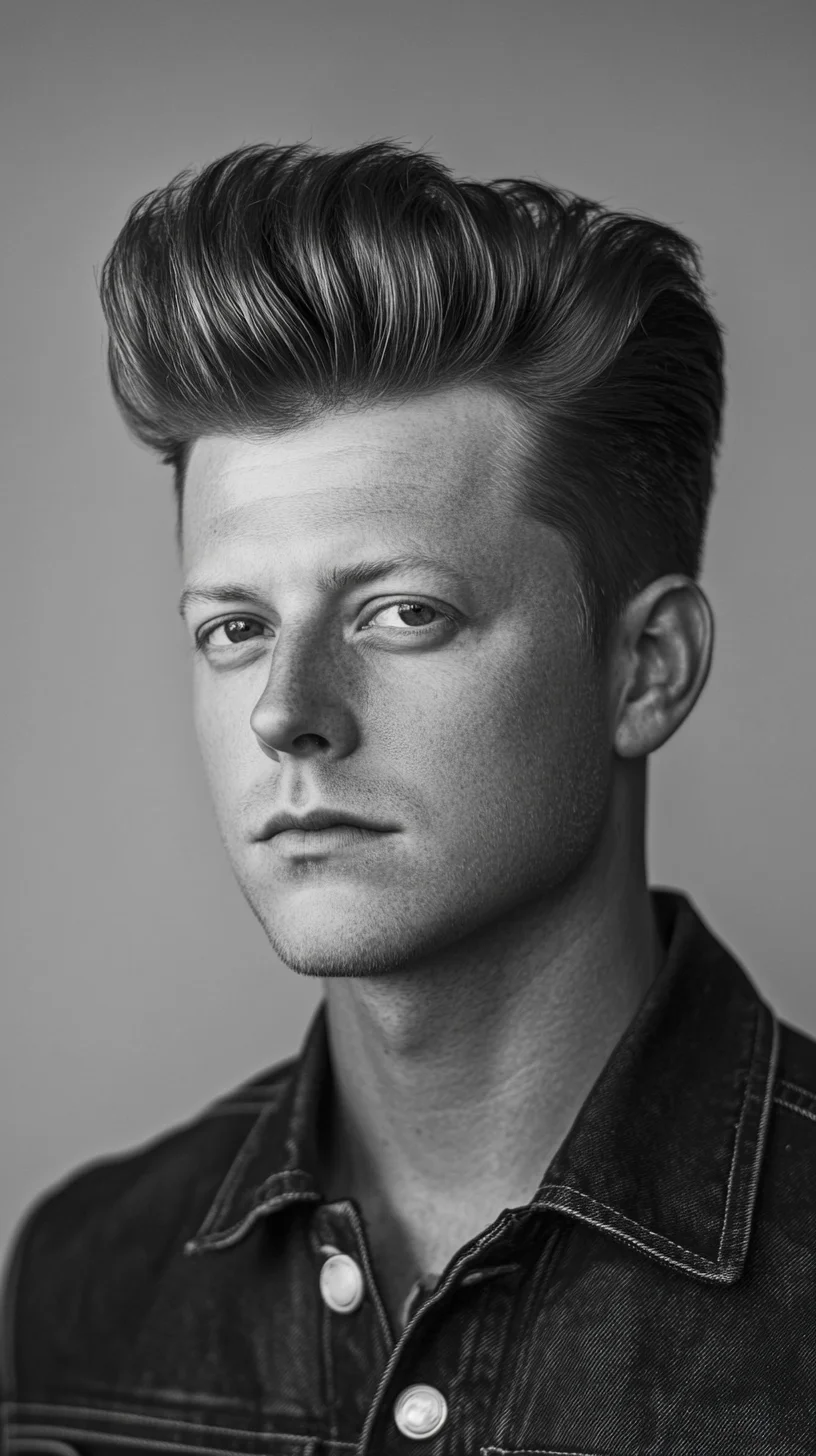 Elevate Your Look with This Modern Pompadour Hairstyle