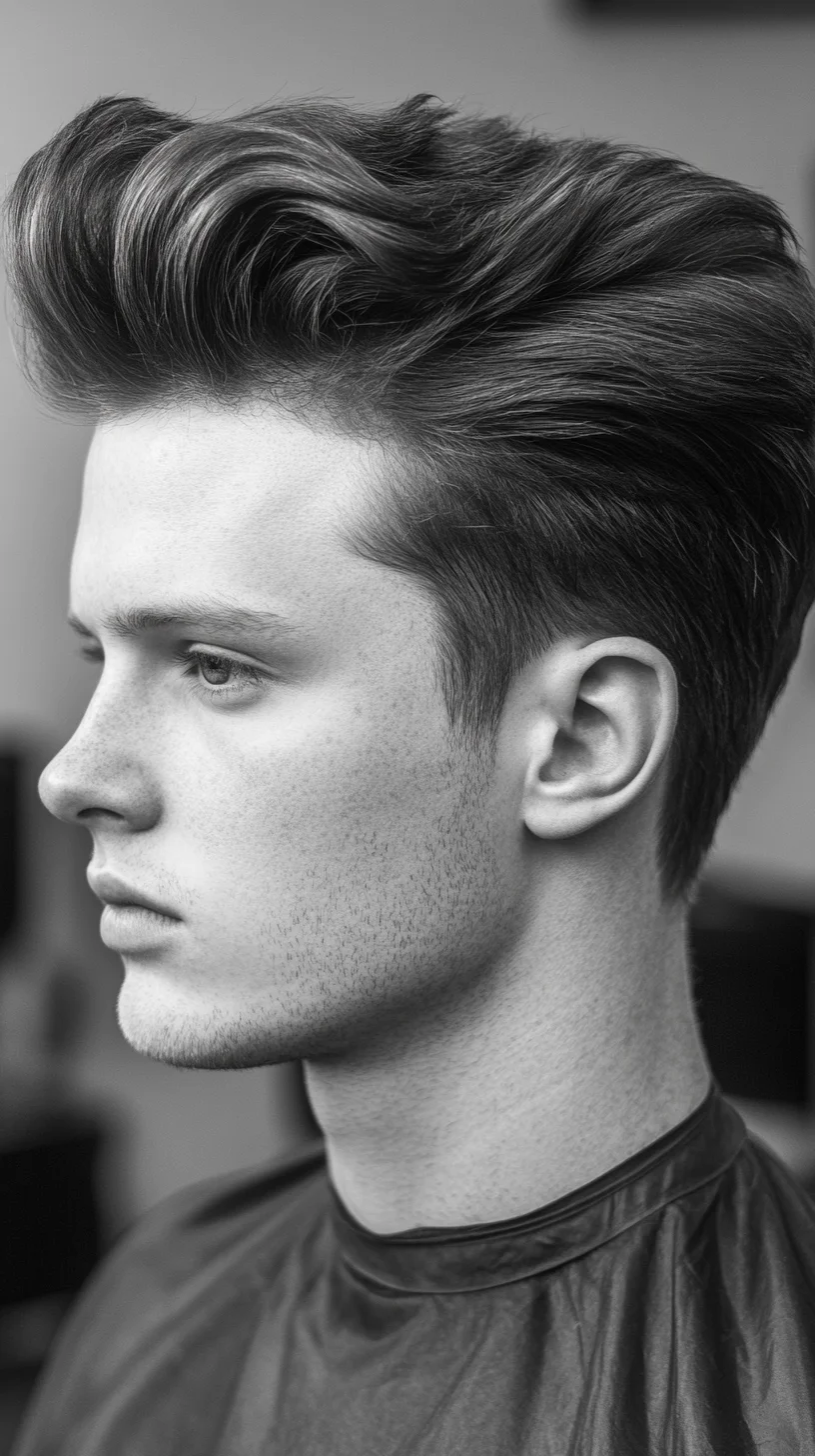 Elevate Your Style: The Classic Pompadour for Effortless Elegance