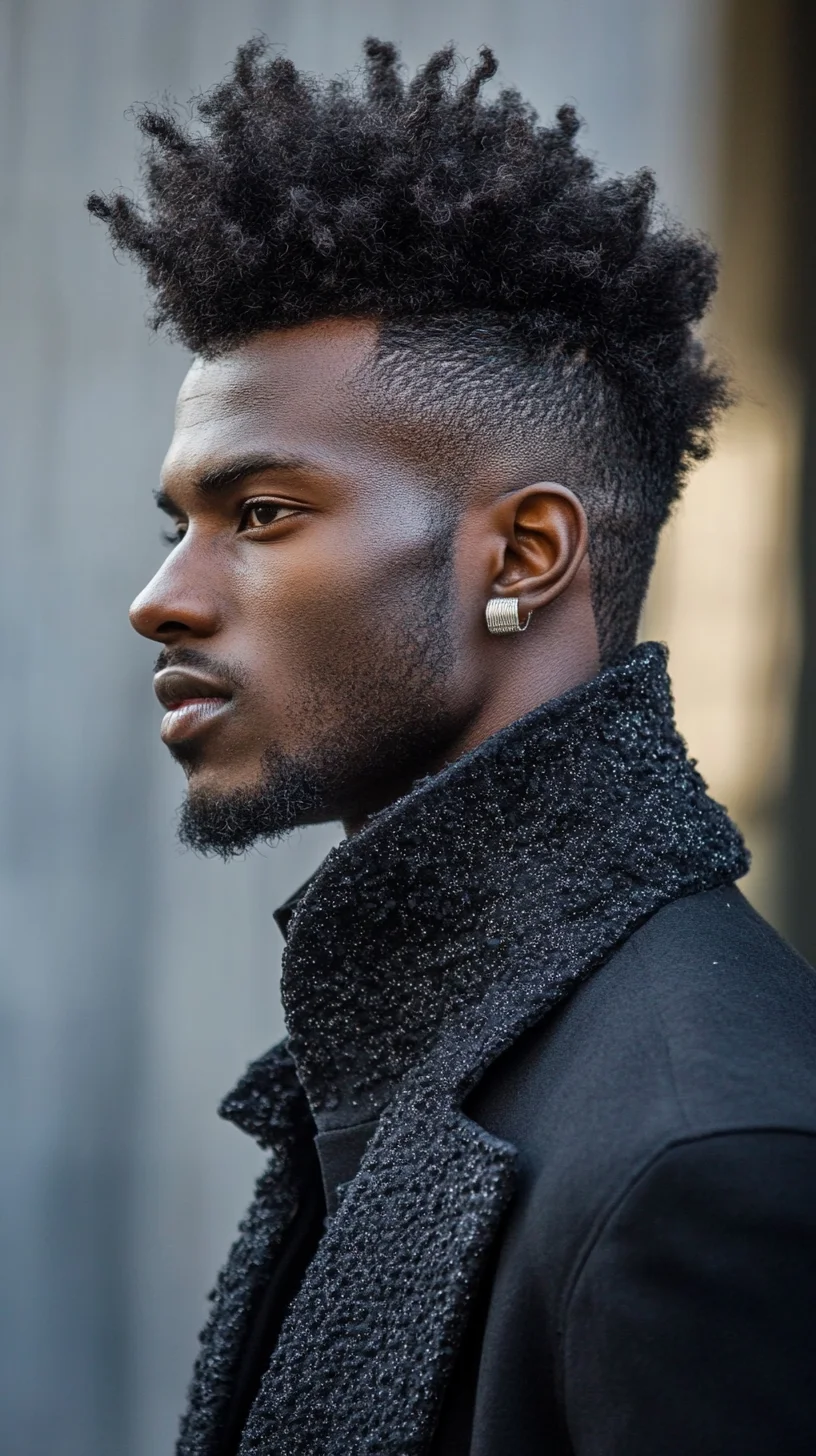 Elevate Your Style with the Bold and Textured High Top Fade