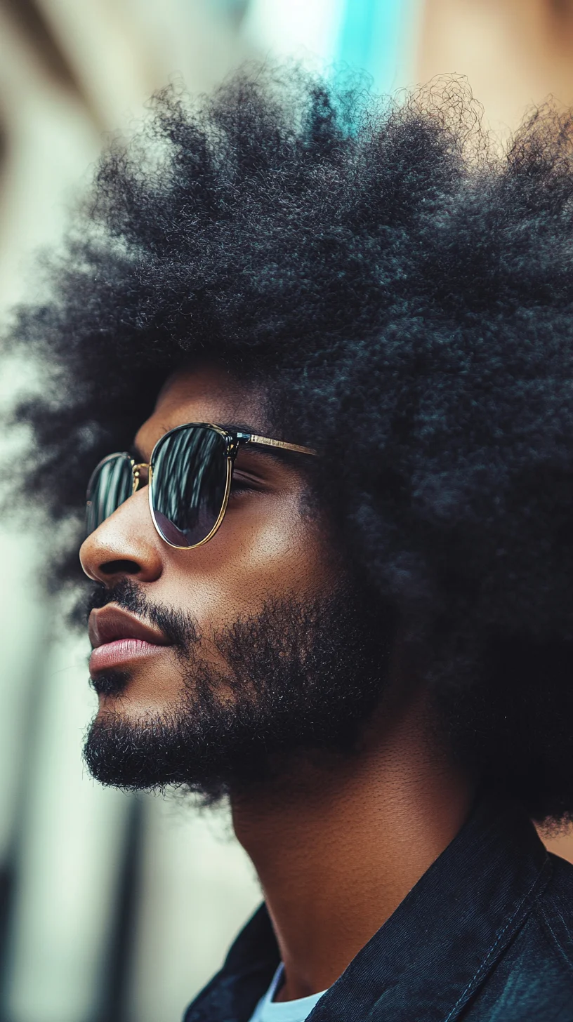 Embrace the Volume: Effortlessly Chic Afro Hairstyle for Bold Statements