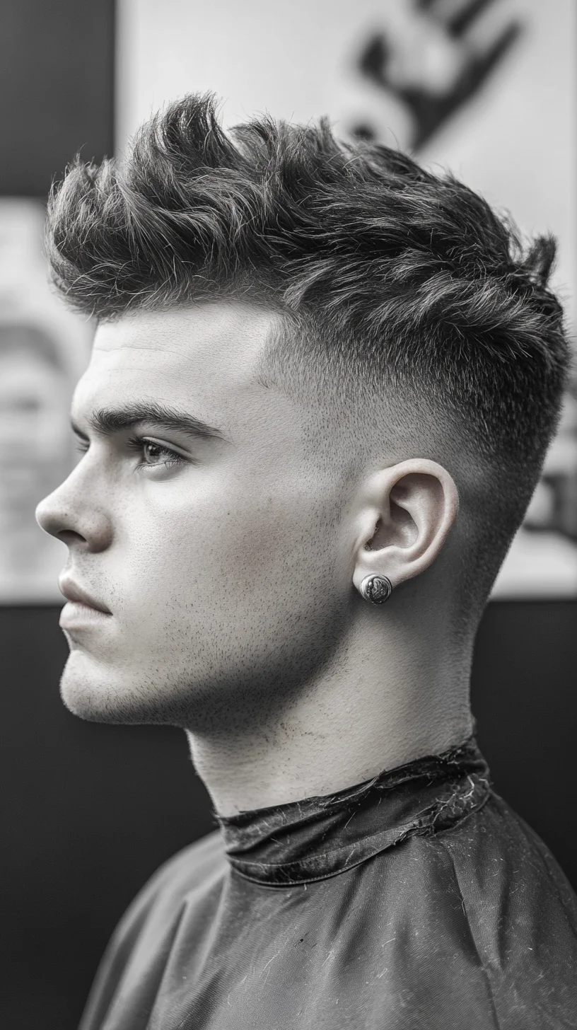 Modern Texture: The Trendy Voluminous Pompadour for Effortless Style