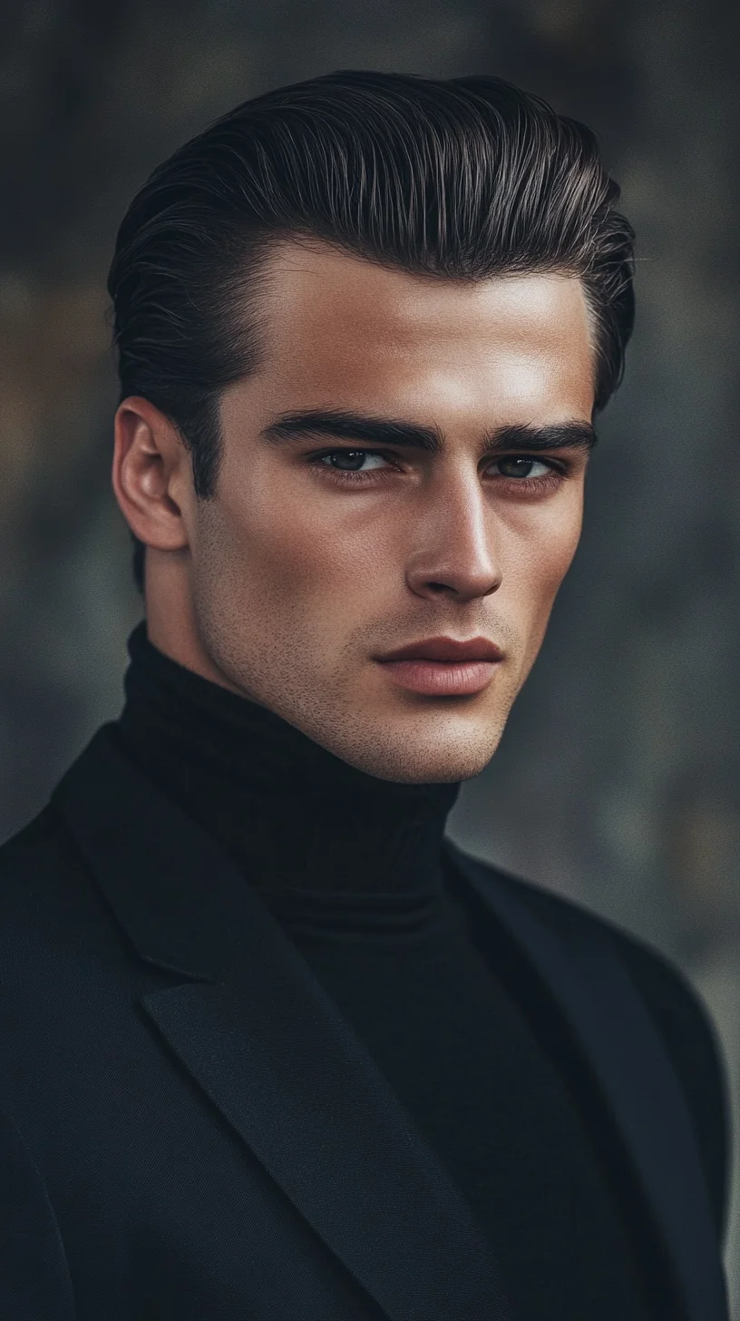 Sleek and Sophisticated: The Classic Pompadour for a Timeless Look