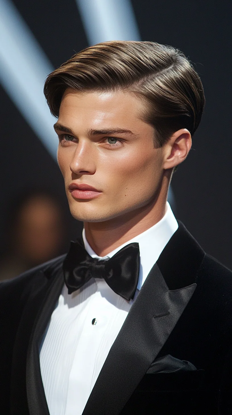 Sleek and Sophisticated: The Classic Tuxedo Hairstyle for Effortless Elegance