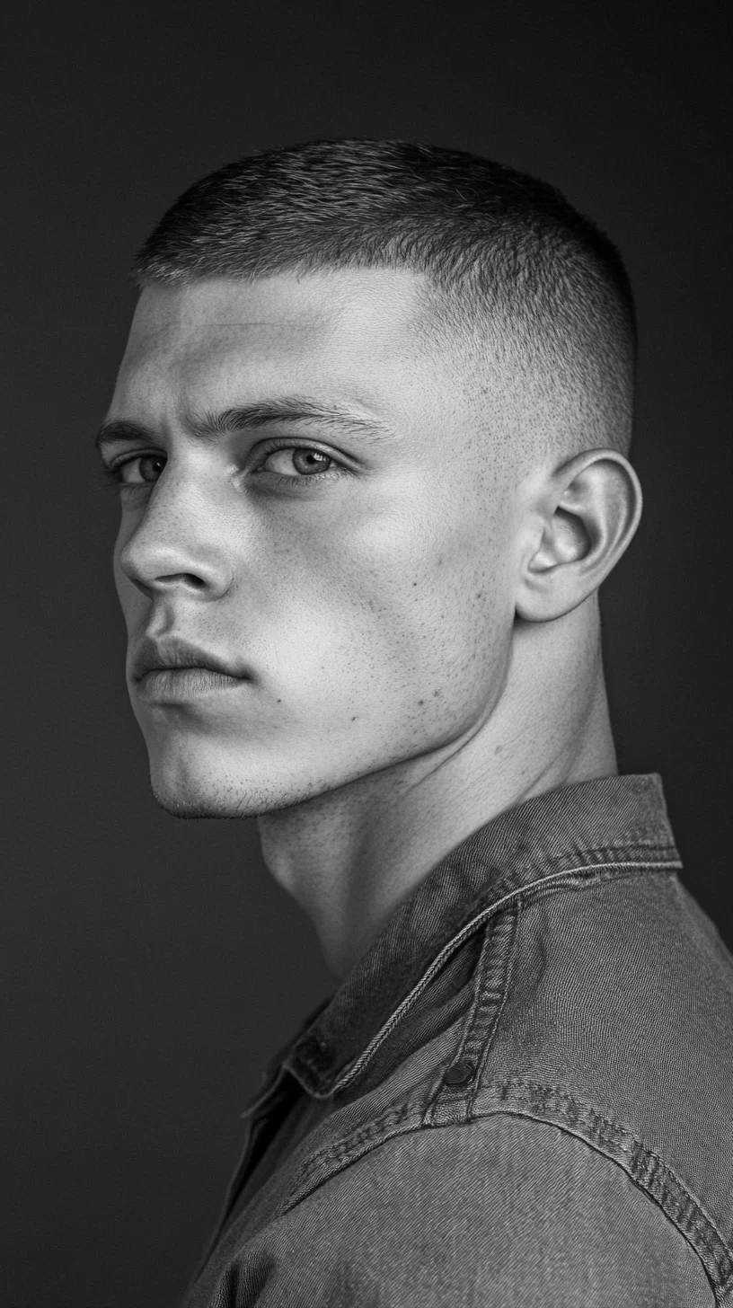 Sleek and Sophisticated: The Modern Crew Cut for Effortless Style