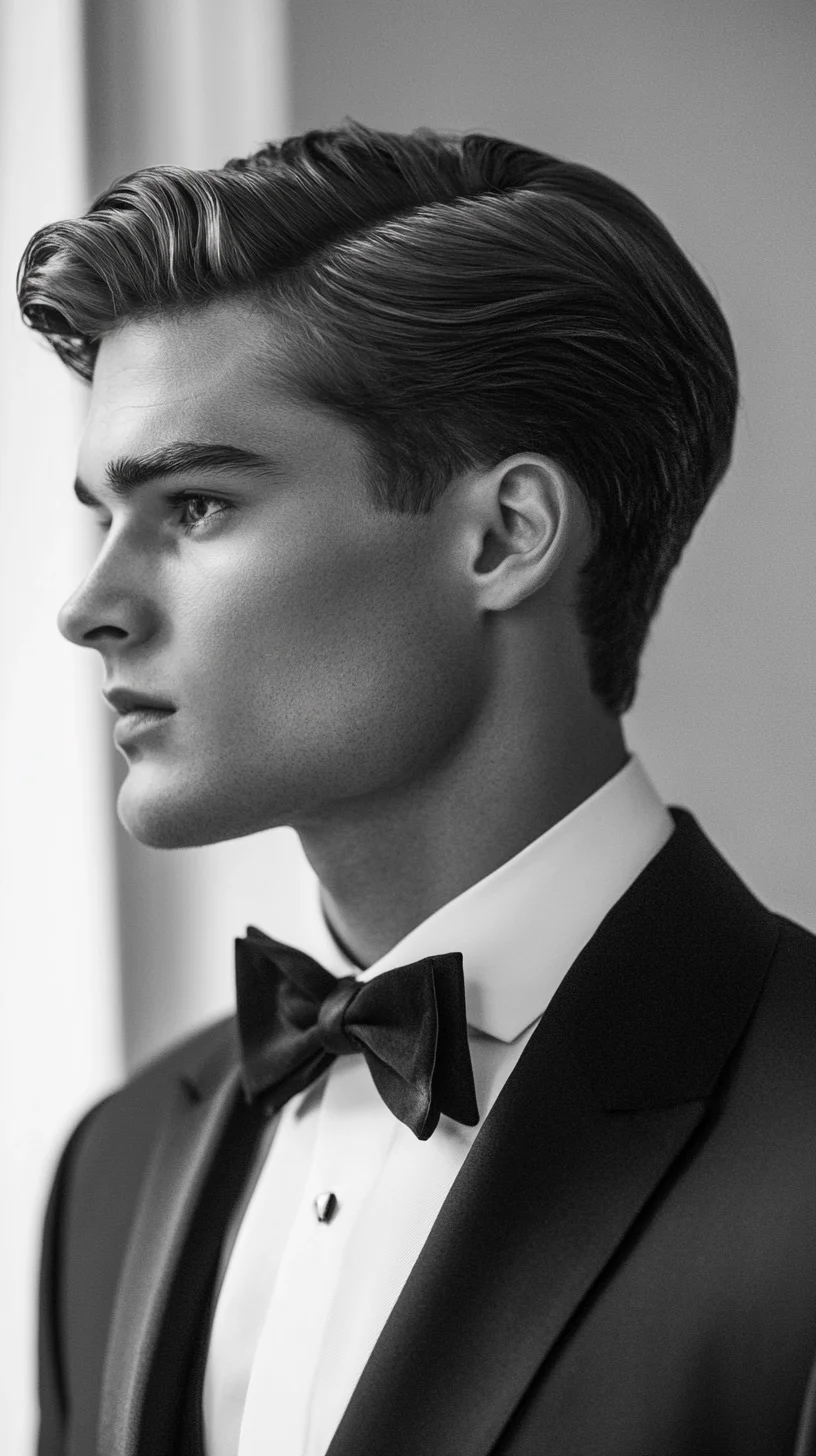 Sleek and Sophisticated: The Timeless Tapered Classic Hairstyle