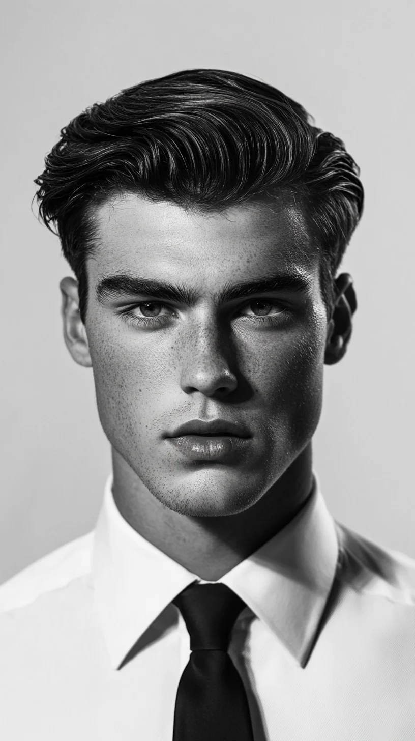 Sleek and Structured: The Timeless Classic Hairstyle for Men