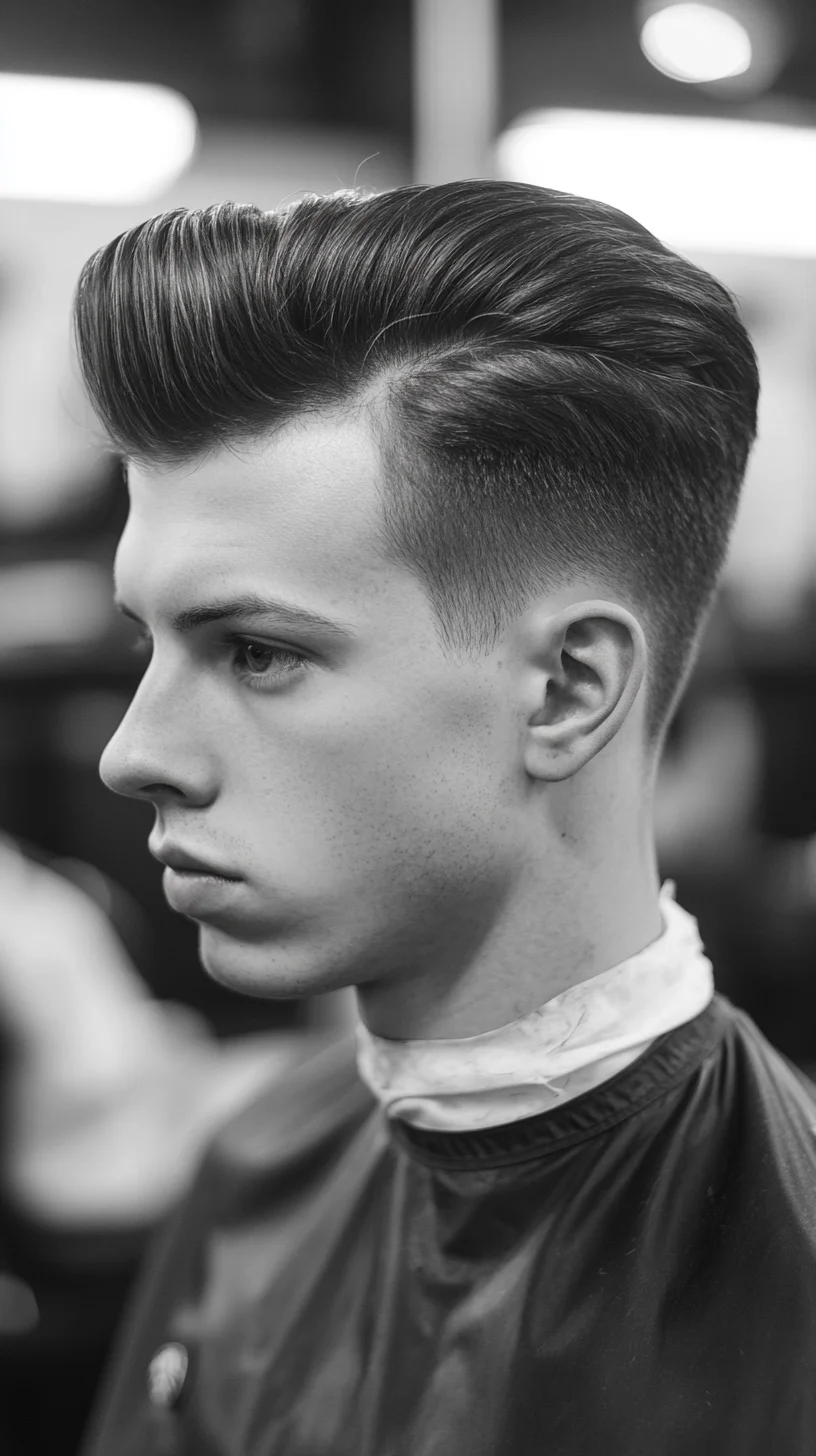 Sleek and Stylish Pompadour: Elevate Your Look with Timeless Elegance