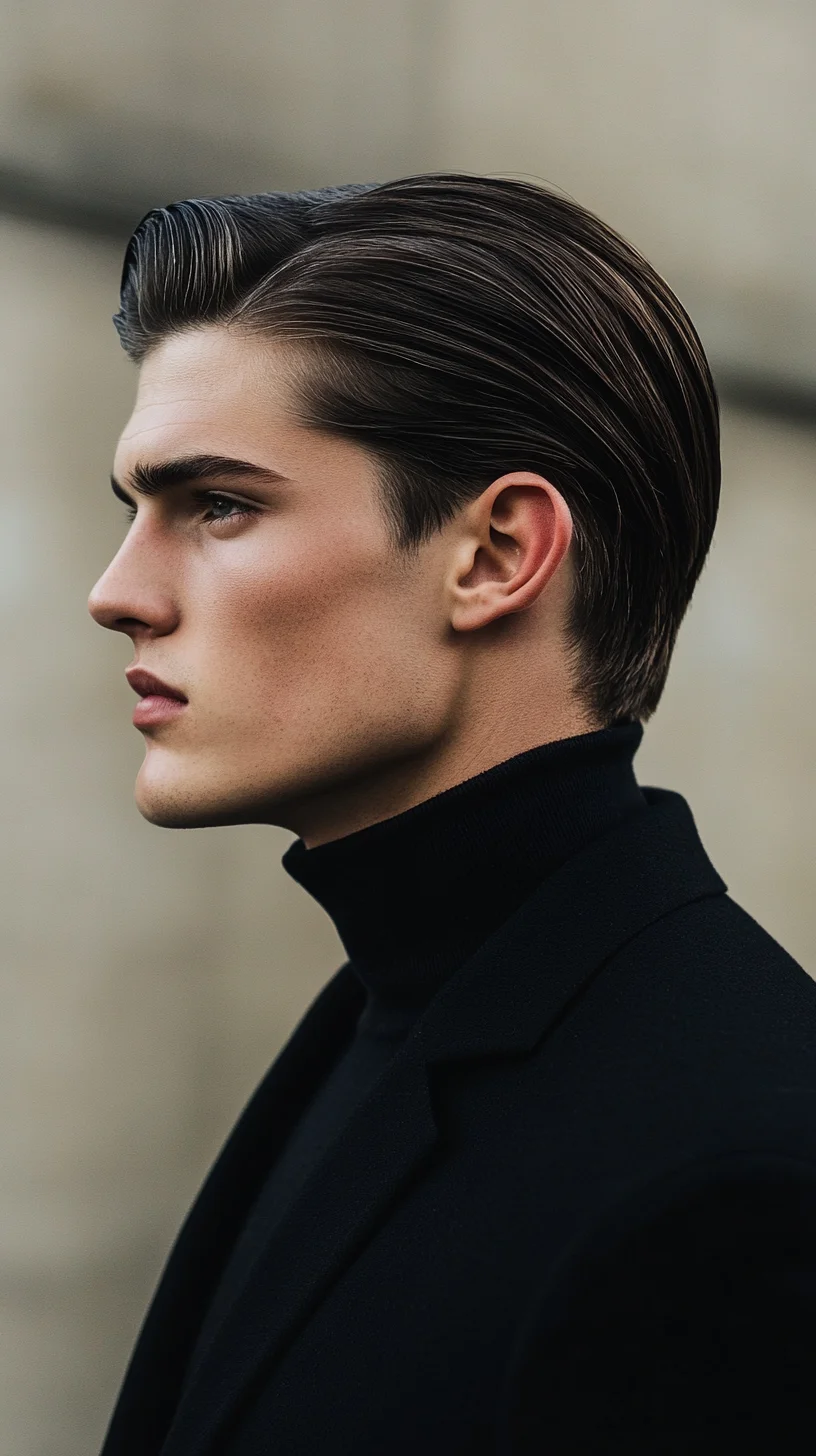 Sleek and Stylish: The Modern Side Part for Effortless Elegance