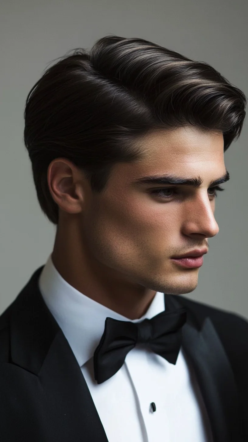 Sleek Elegance: The Timeless Tuxedo Hairstyle for Any Formal Occasion