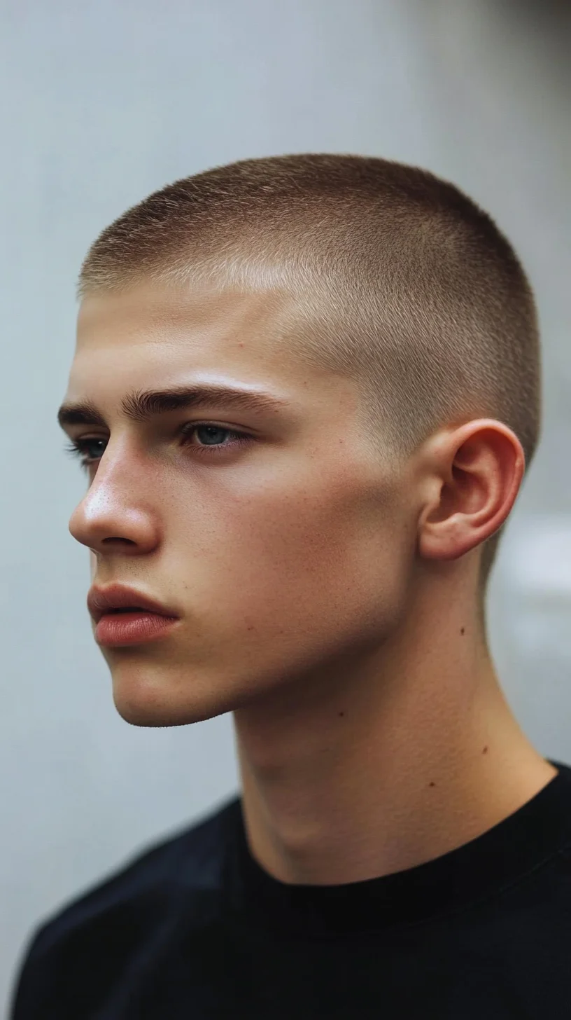 The Bold Buzz Cut: Effortless Style with a Clean, Modern Edge