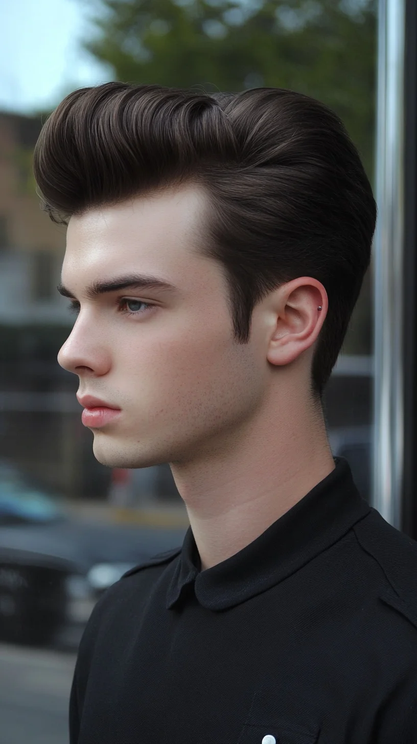 Timeless Elegance: The Classic Pompadour with a Modern Twist