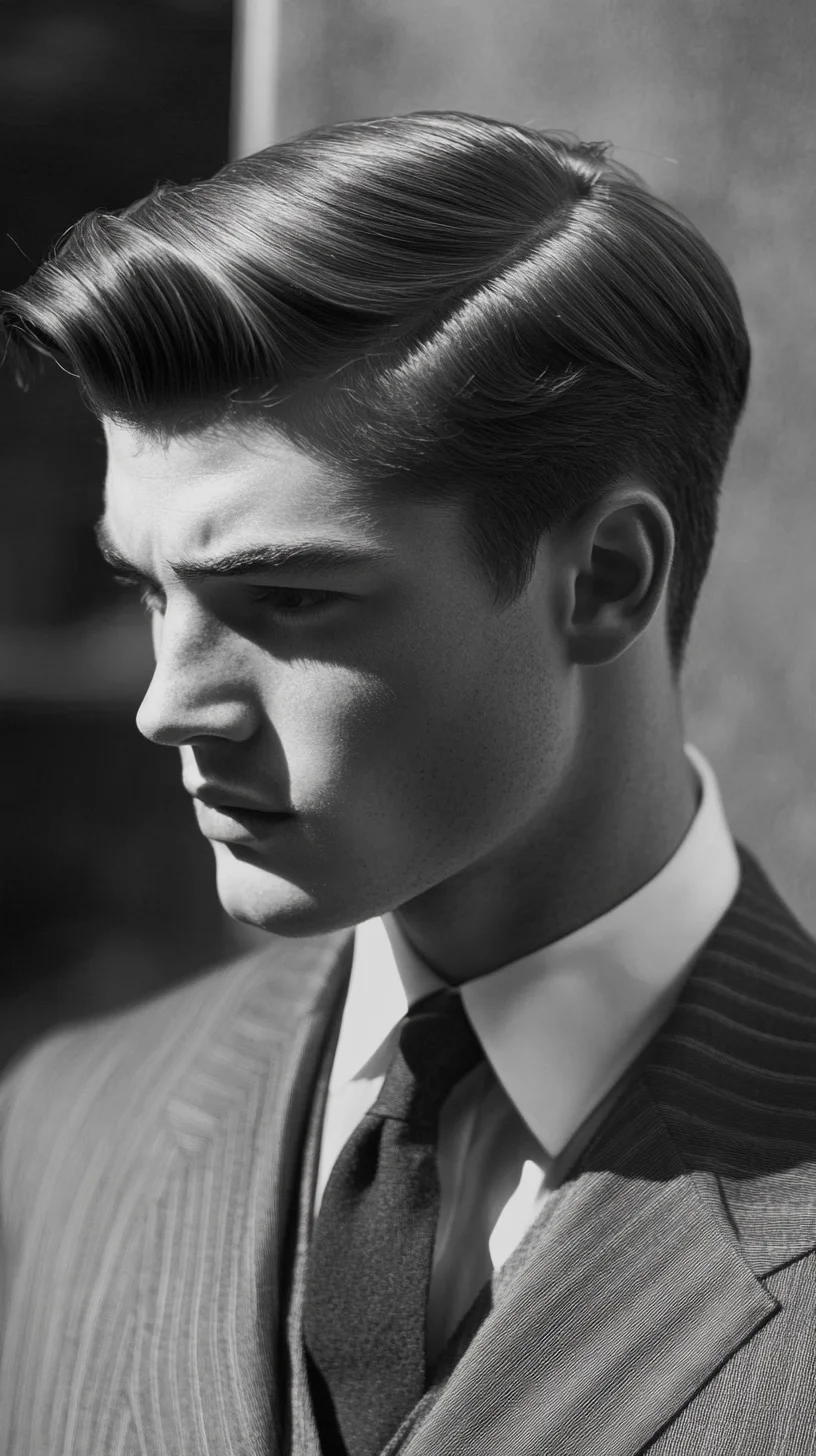 Timeless Elegance: The Classic Side Part for a Distinguished Look