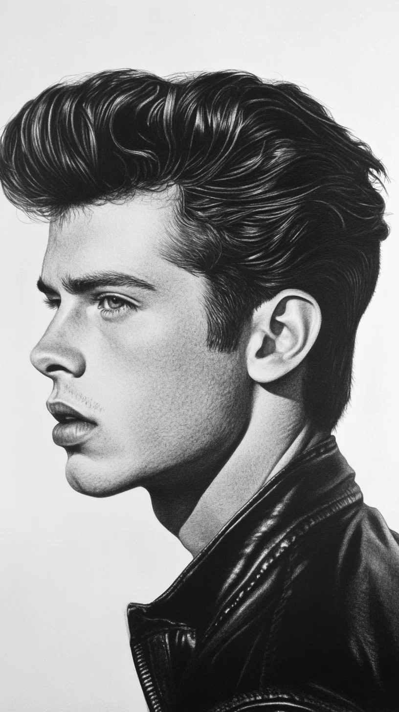 Timeless Pompadour: Elevate Your Look with Height and Volume