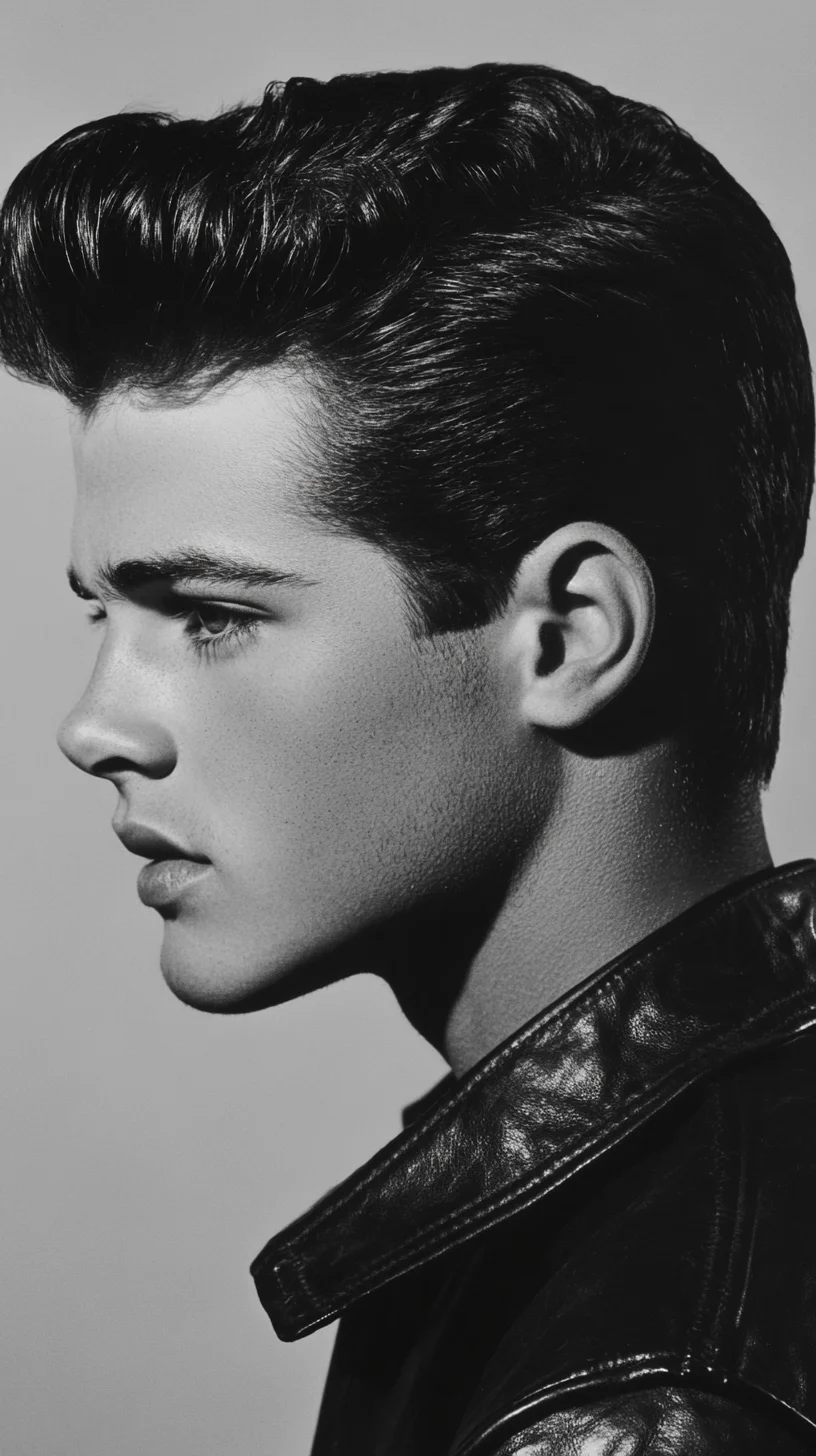 Timelessly Sleek: The Perfect Pompadour for a Bold, Sophisticated Look